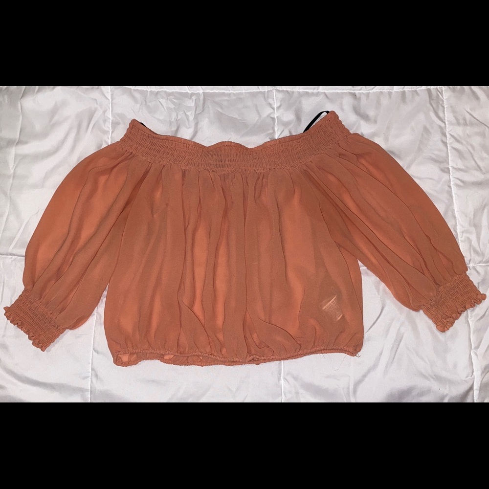 Forever 21 off the shoulder crop top